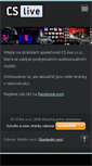 Mobile Screenshot of cslive.cz