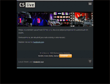 Tablet Screenshot of cslive.cz